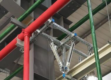 伍家岗该抗震支架的整体式支吊架结构协调性好